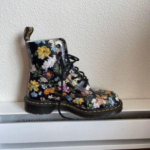 Dr. Martens Floral Boots